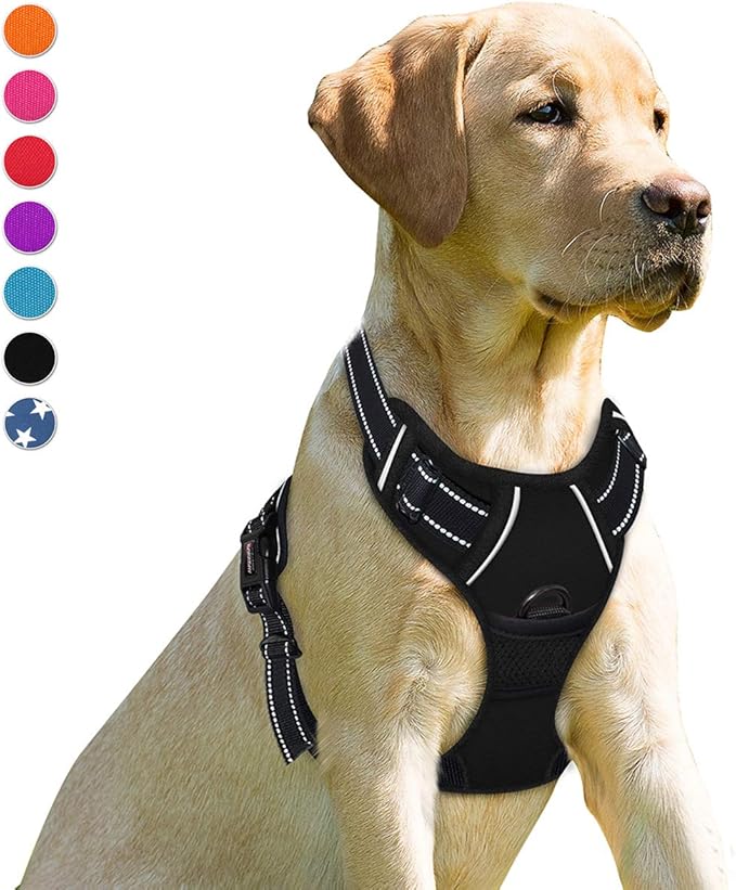No Pull Adjustable Flexible Heavy Duty Dog Harness
