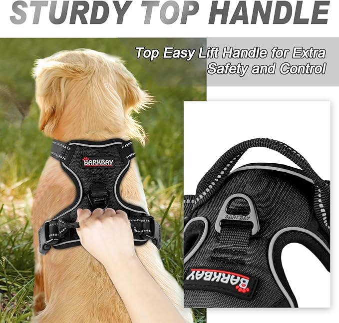 No Pull Adjustable Flexible Heavy Duty Dog Harness