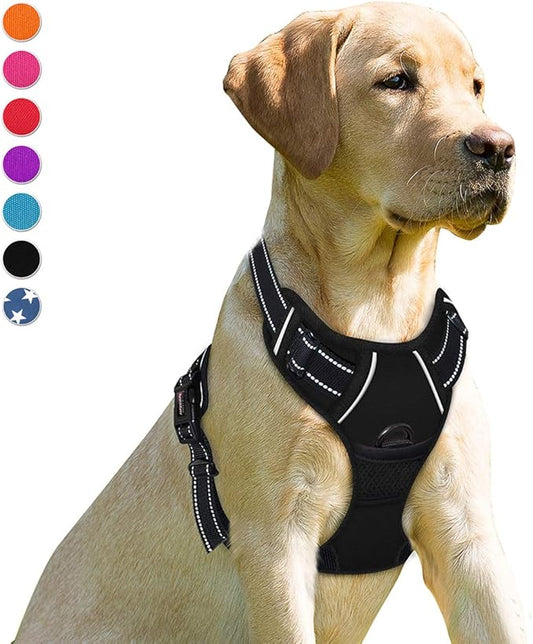 No Pull Adjustable Flexible Heavy Duty Dog Harness
